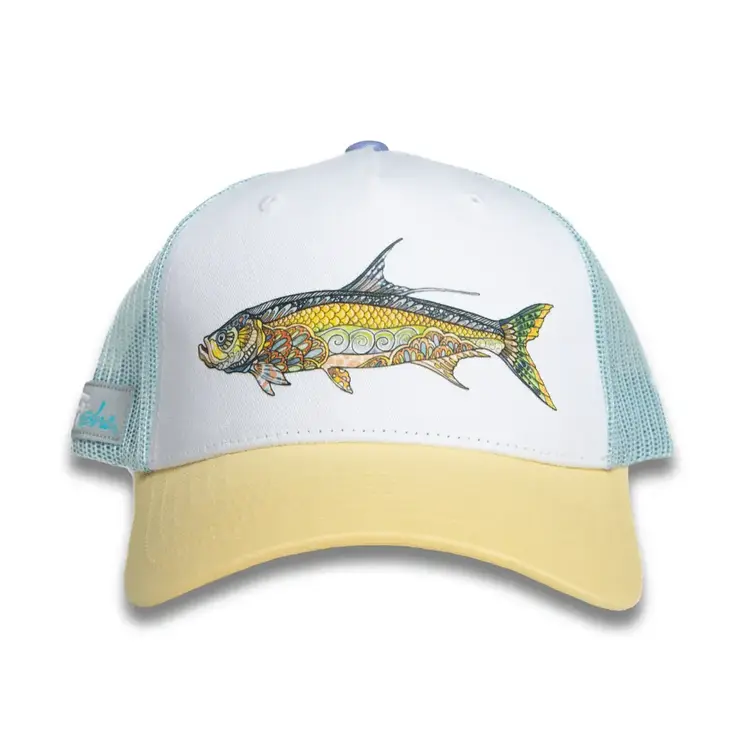 Fishe Wear Fishe Wear Tropical Tarpon Trucker Hat