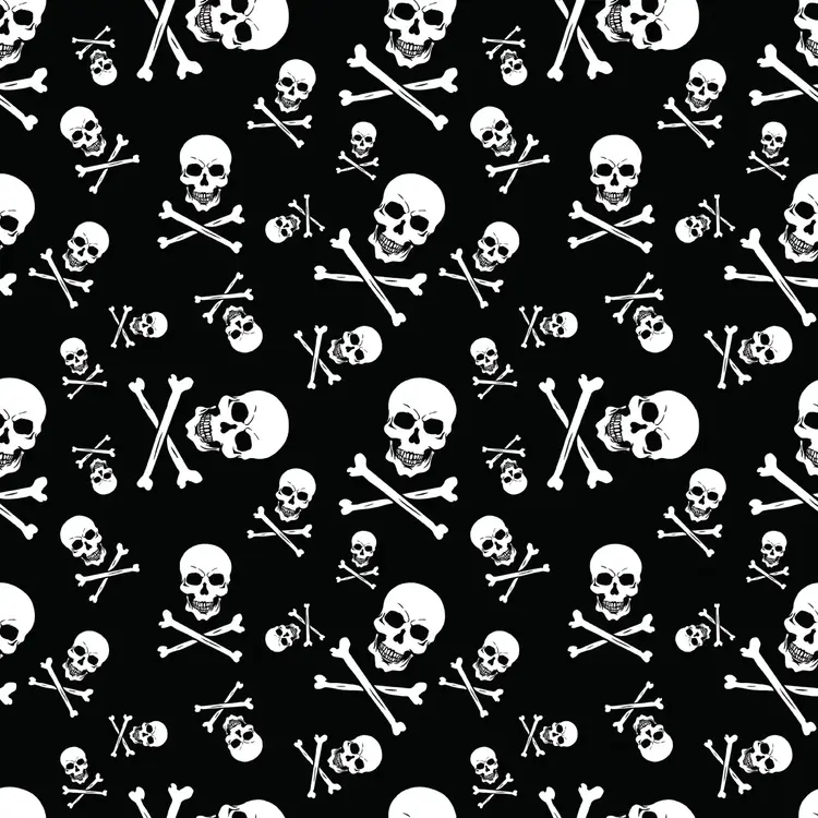 The Bandanna Company The Bandanna Company, Skull & Crossbones, 22" Bandanna