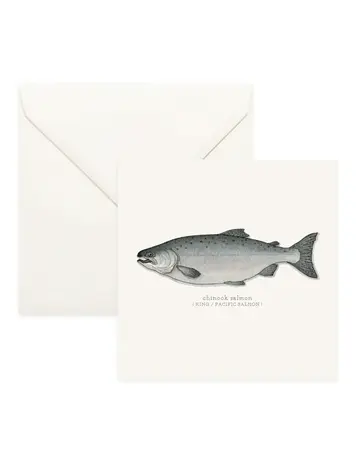 Yeesan Loh Chinook, King Salmon Folded Card
