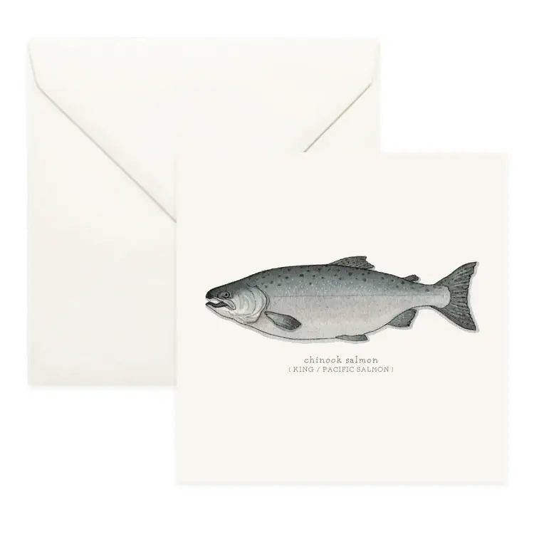 Yeesan Loh Chinook, King Salmon Folded Card