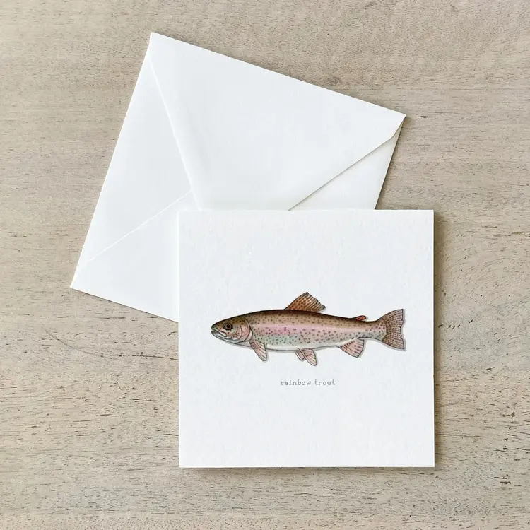 Yeesan Loh Rainbow Trout Folded Card