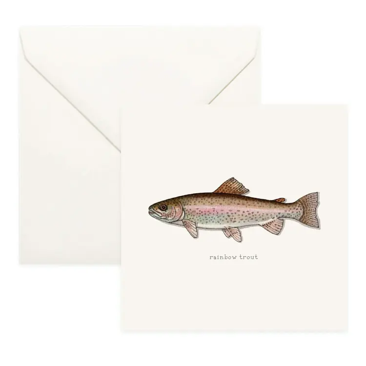Yeesan Loh Rainbow Trout Folded Card