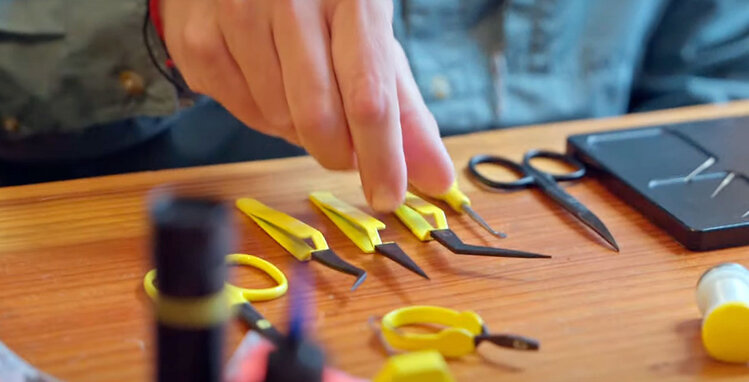 Loon Outdoor Loon D-Loop Tweezer Kit Yellow