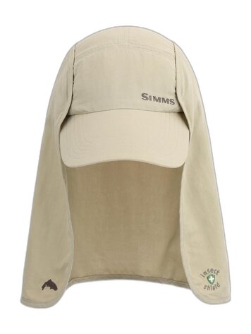 Simms Simms Bugstopper Sunshield Cap, Stone
