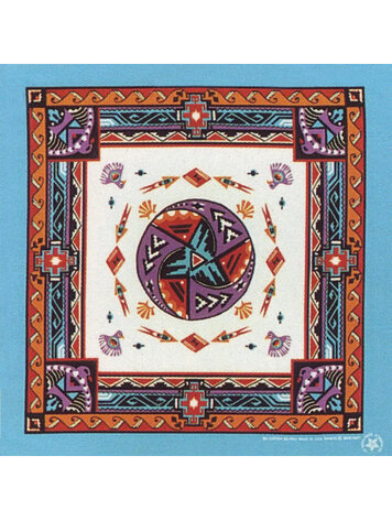 The Bandanna Company The Bandanna Company, Aztec Turquoise, 22" Bandanna