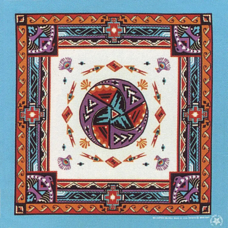 The Bandanna Company The Bandanna Company, Aztec Turquoise, 22" Bandanna