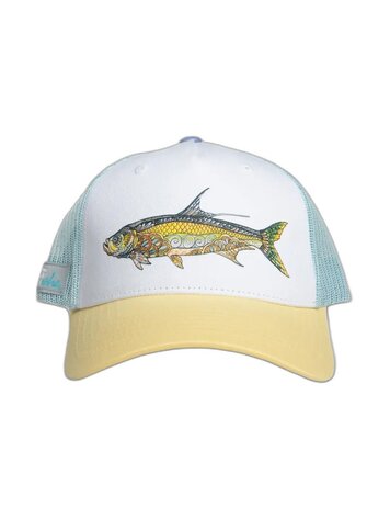 Fishe Wear Fishe Wear Tropical Tarpon Trucker Hat