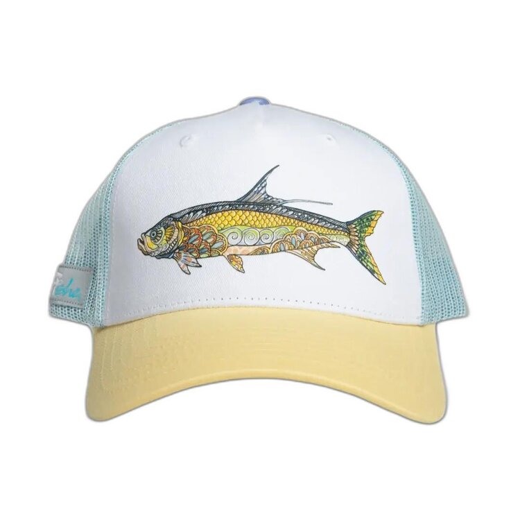 Fishe Wear Fishe Wear Tropical Tarpon Trucker Hat