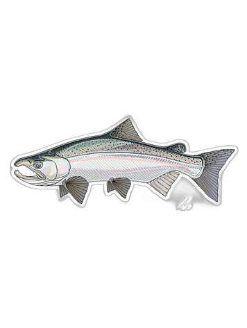 Casey Underwood Casey Underwood Fish sticker Coho Salmon