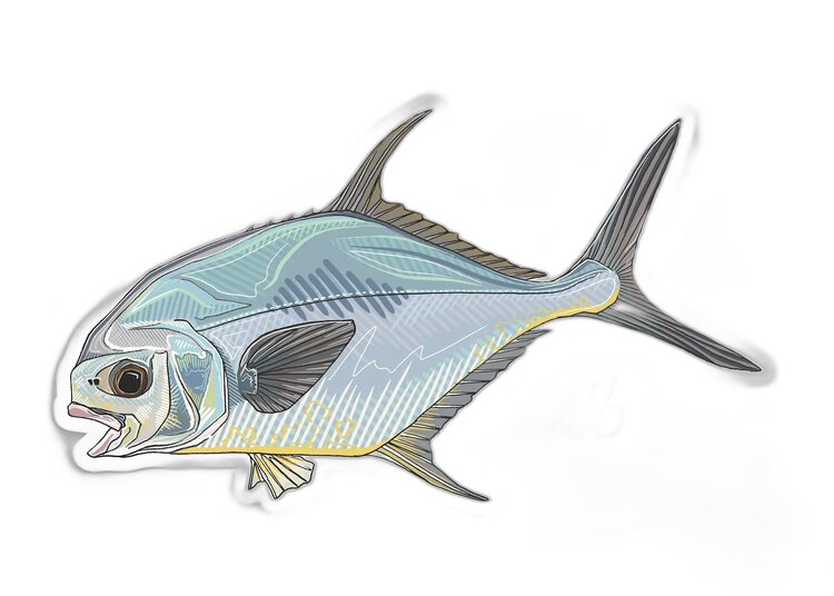 Casey Underwood Casey Underwood Fish sticker Permit