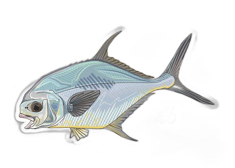 Casey Underwood Casey Underwood Fish sticker Permit