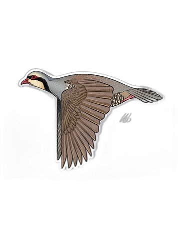 Casey Underwood Casey Underwood Bird Sticker Chukar