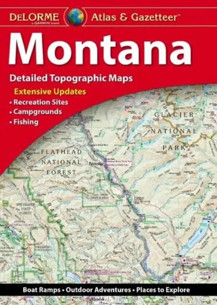 Anglers Books Montana  Atlas and Gazetteer