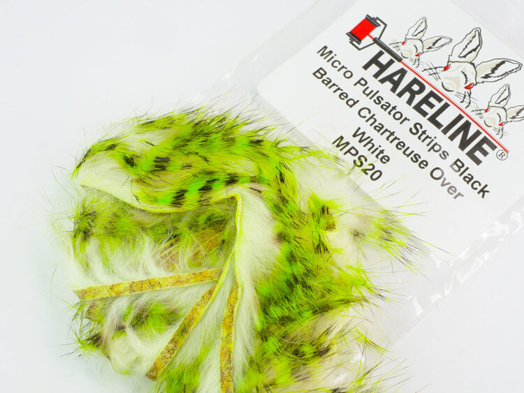Hareline Barred Micro Pulsator Rabbit Strips