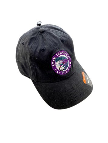 Royal Treatment RTFF Logo Oil Cloth Cap, Black