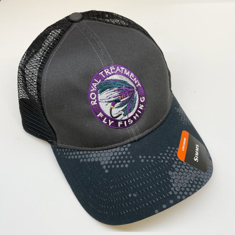 Royal Treatment RTFF Logo Trucker Cap, Hex Camo Carbon