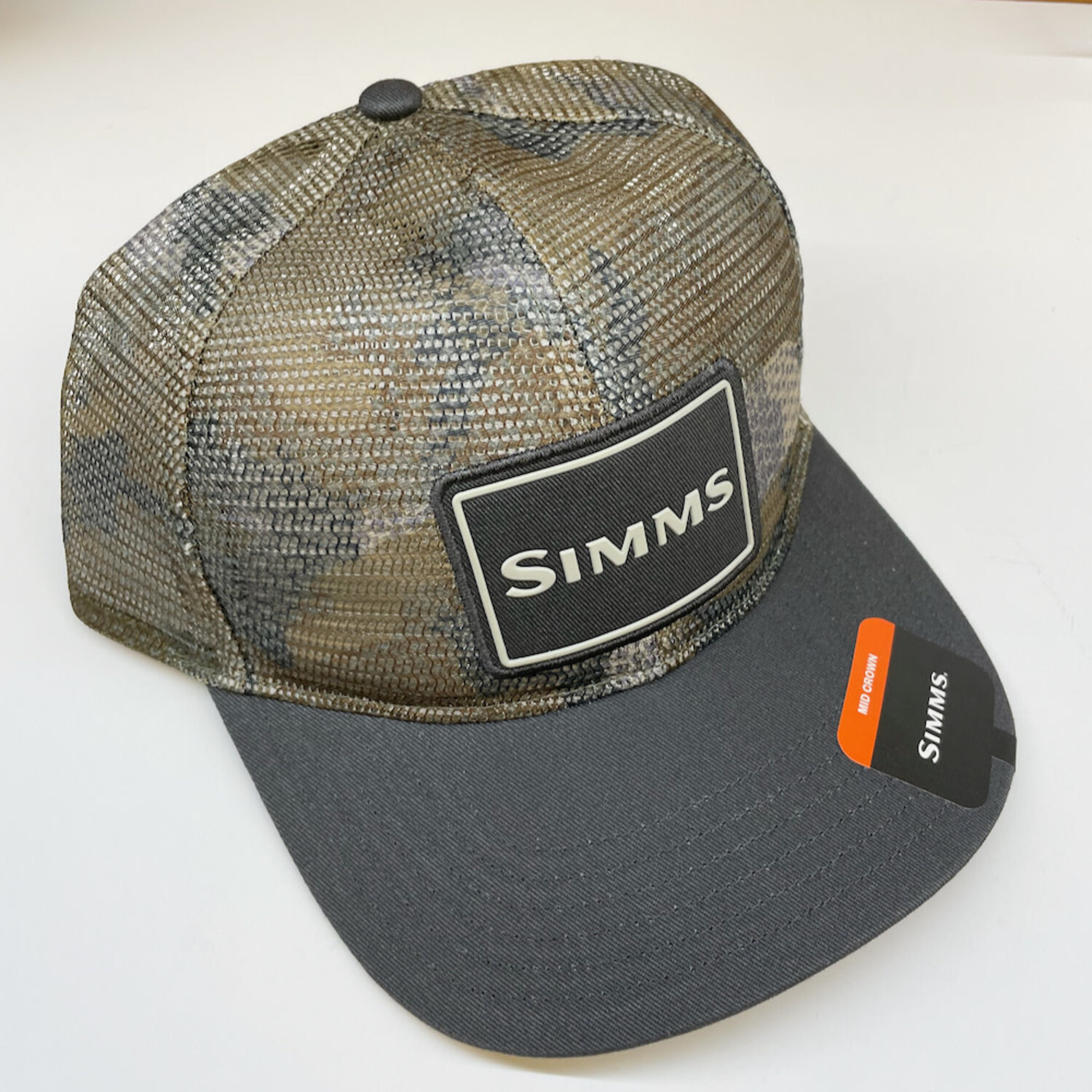 Simms Mesh All Over Trucker, Hex Flo Camo Earth | Royal Treatment