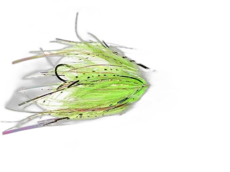 Aqua Flies Stu's Chinook Intruder Tube White/Chartreuse Sz 1