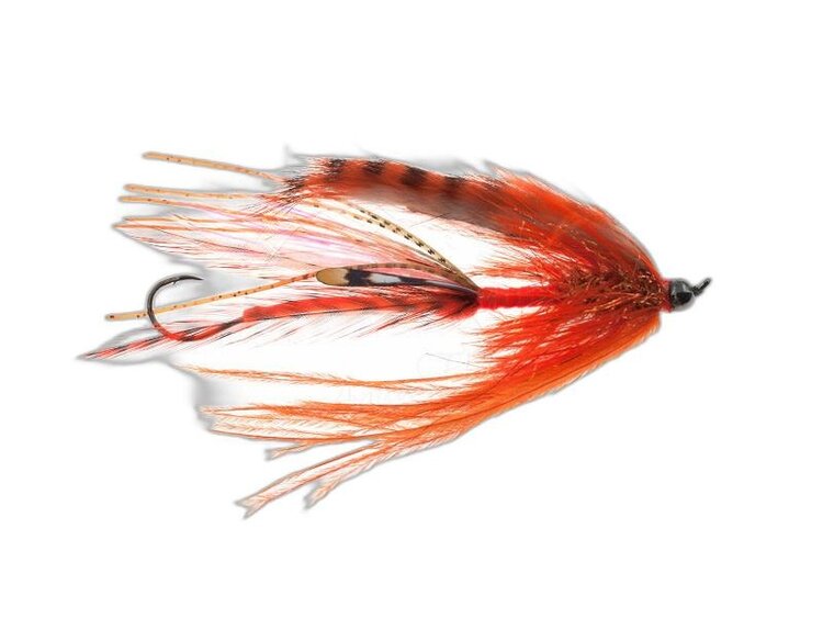 Aqua Flies Hoody's BH Tunsgten Inspector Skagit Sz 1 Orange