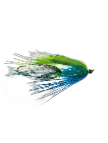 Aqua Flies Hoody's BH Tunsgten Inspector Skagit Sz 1 Chartreuse