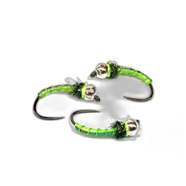 Cohens Custom Flies Tequila Rock Worm Sz 14 3.2mm