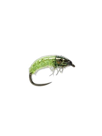 Fulling Mill Glister Grub Green Rock Worm Sz 14