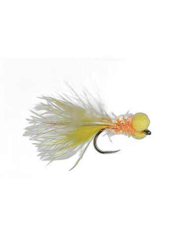 Montana Fly Co Chan's Las Vegas Booby Leech - Hot Orange-08