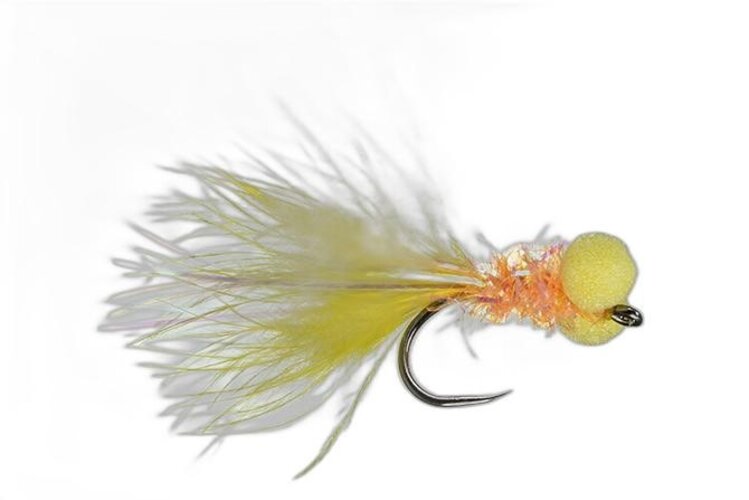 Montana Fly Co Chan's Las Vegas Booby Leech - Hot Orange-08