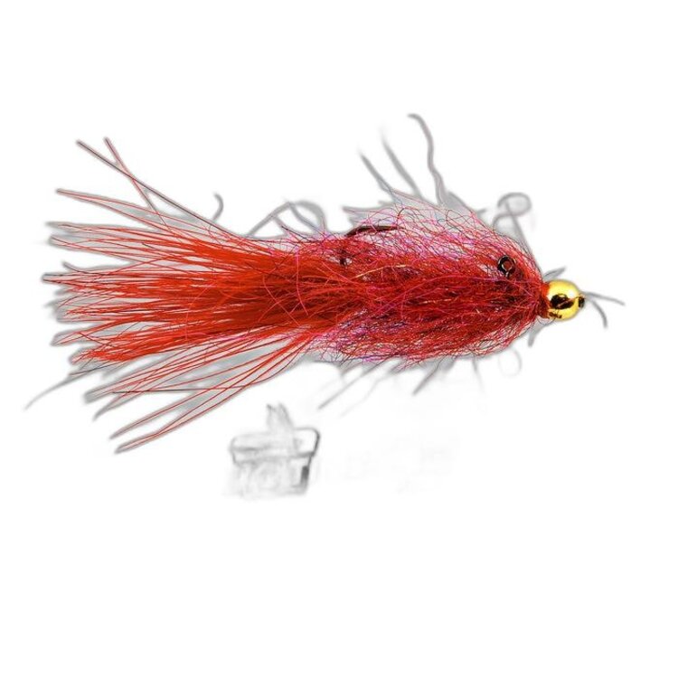 Aqua Flies Balance Leech, Claret Sz 10