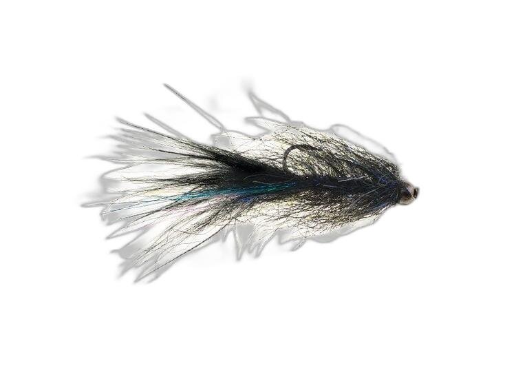 Aqua Flies Balance Leech, Black UV Sz 10
