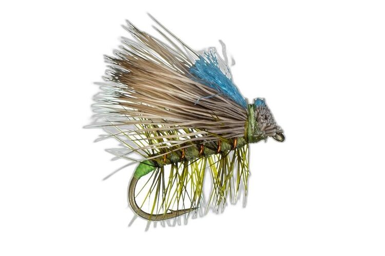 Montana Fly Co Hot Spot Elk Hair Caddis  Olive