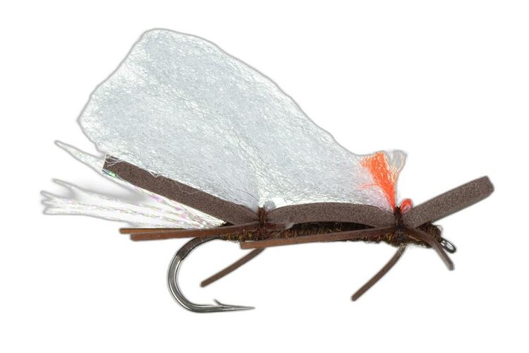 Montana Fly Co Hi-Vis Skinny Chubby- Salmonfly #08