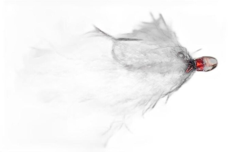 Montana Fly Co Chan’s Balanced Ruby Eyed Leech Black/Red Sz 10