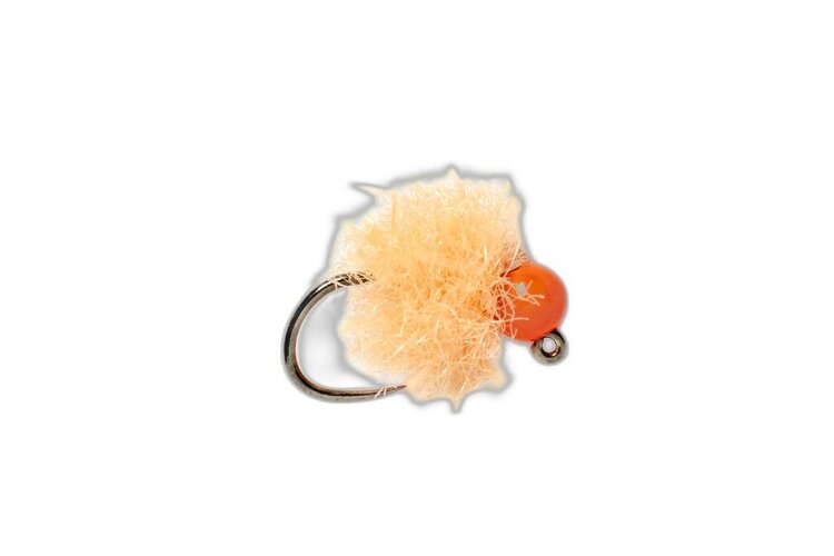 Fulling Mill Slush Egg Jig Apricot -Sz 14 3.2mm