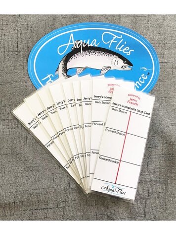 Aqua Flies Aqua Flies Jerry French Composite Loop Card