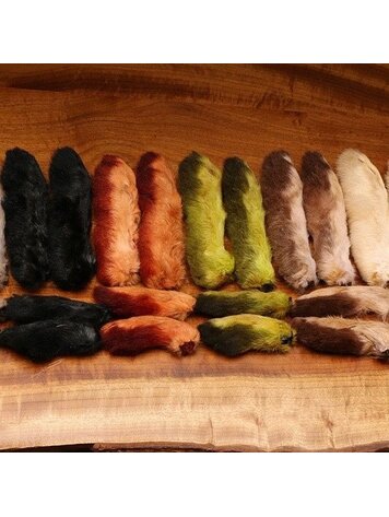 Hareline Snowshoe Rabbit Feet