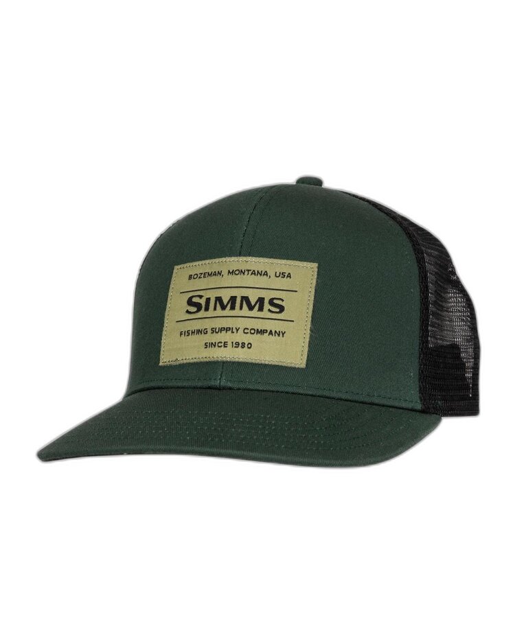 Simms Simms Original Patch Trucker Hat, Foliage