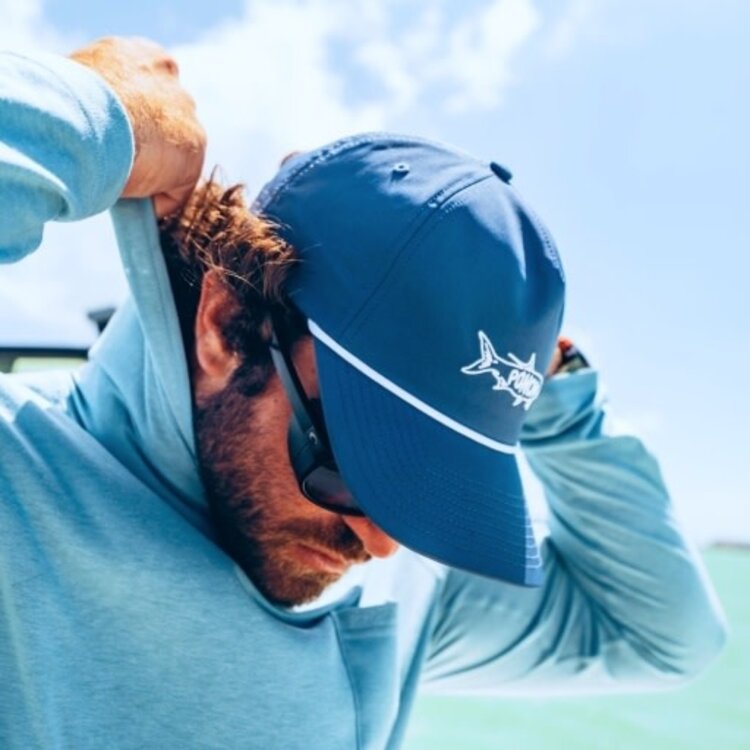 Poncho Outdoors Poncho Outdoors Navy Tarpon Rope Hat