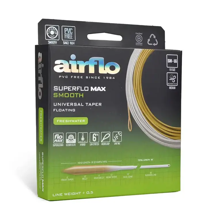 Airflo Airflo Superflo Max Smooth Universal Taper Lichen/Driftwood
