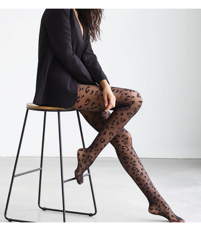 Commando Sheer Leopard Tights