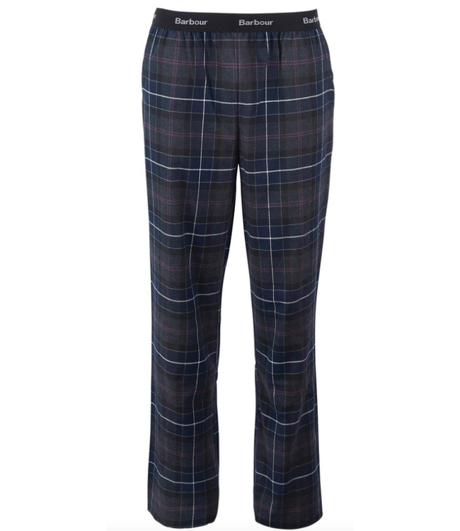 Barbour GlenTartan lounge pant Black Slate