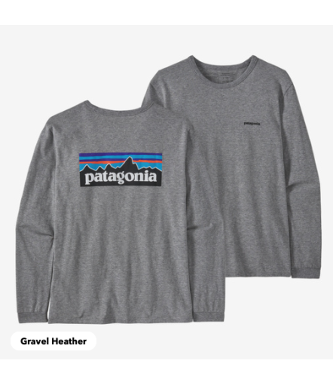Patagonia Women's Long-Sleeved P-6 Logo Responsibili-tee