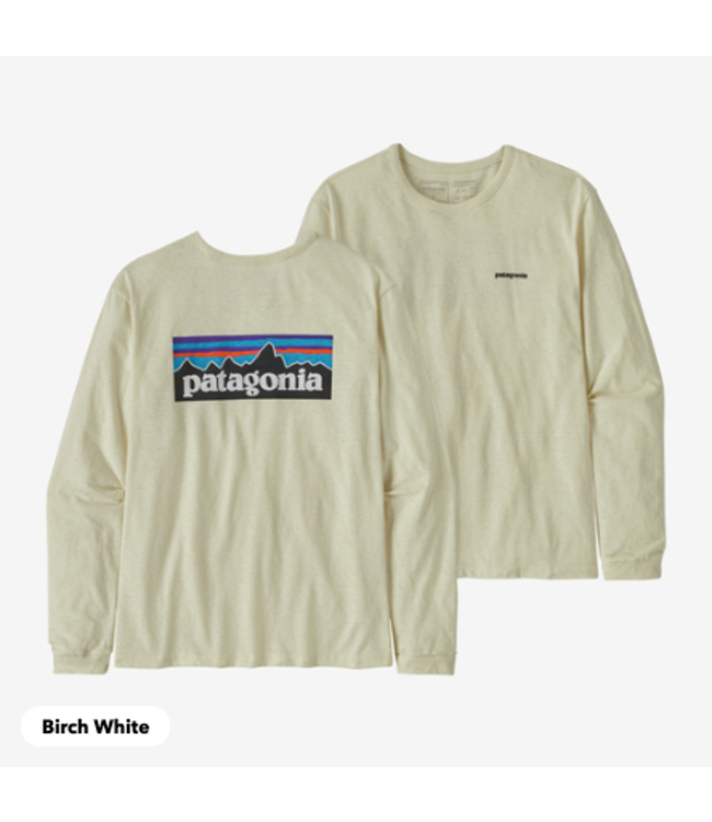 Patagonia Women's Long-Sleeved P-6 Logo Responsibili-tee