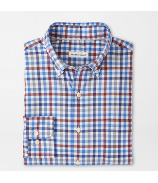 Peter Millar Peter Millar Checked Cotton-Stretch Sport Shirt