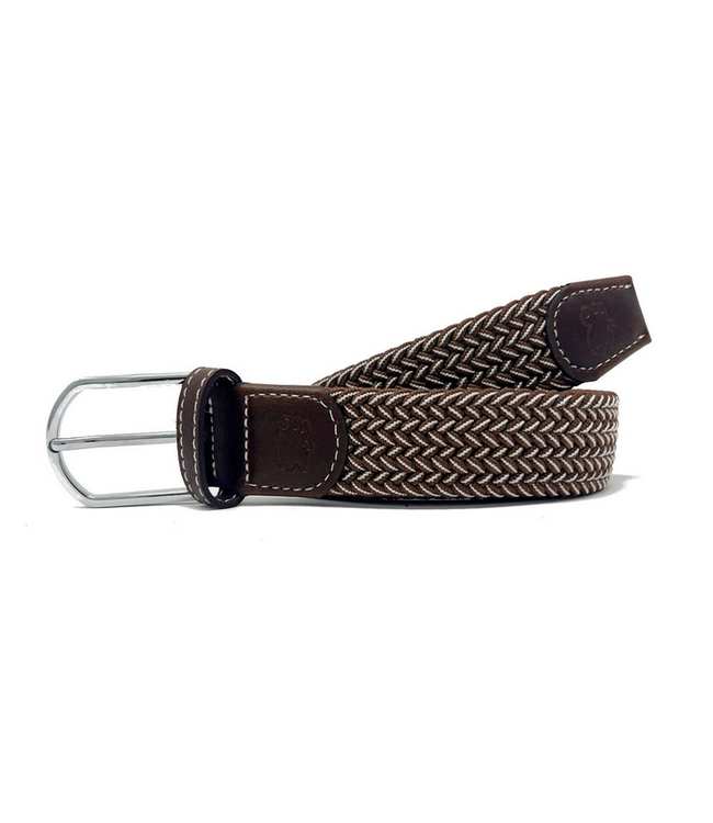 Brown Roosta Woven Belt