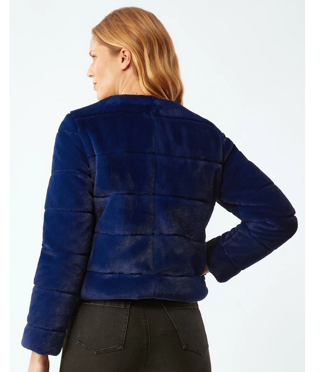 ECRU Deep Royal Faux Fur
