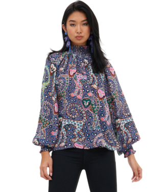 oliphant Oliphant High Neck Blouse