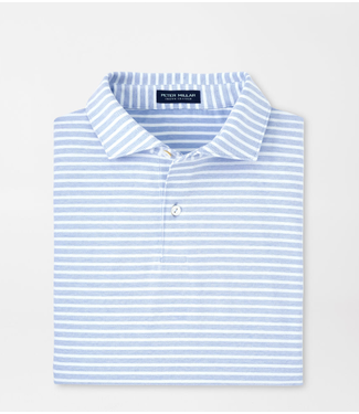 Peter Millar Peter Millar Albatross Stipe Cotton Blend Pique Polo