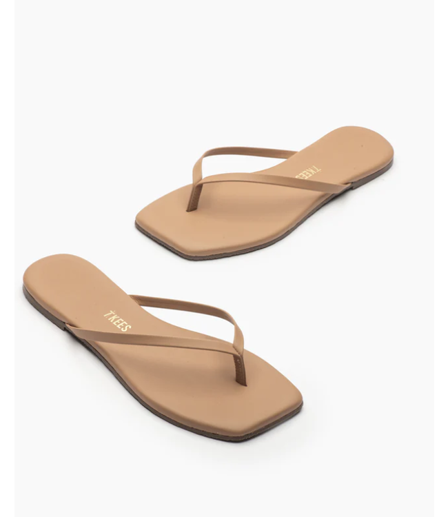 TKEES Lily Square Toe Flip Flop