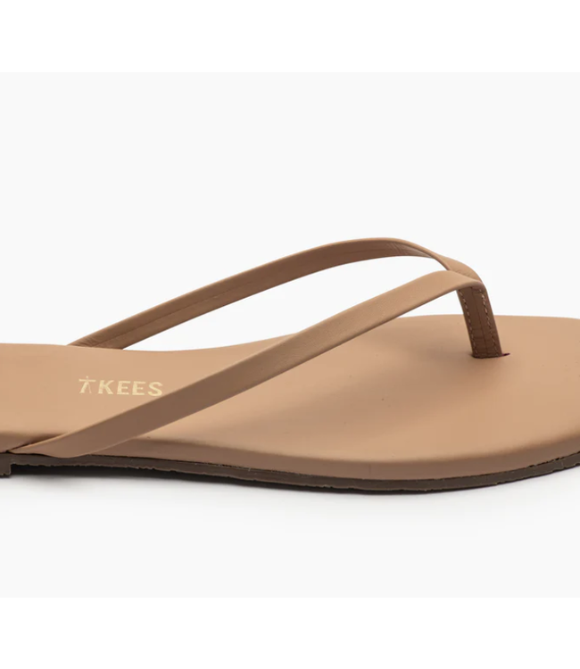TKEES Lily Square Toe Flip Flop